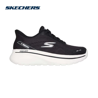 Giày Thể Thao Nữ Skechers Slip-Ins GOwalk Arch Fit N-Joy Đi Bộ - 125840-BKW APMA Online Sale