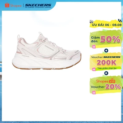Giày Thể Thao Nữ Skechers Sport Edgeride Silver Eclipse Thường Ngày-150475-PNK Air-Cooled Memory Foam