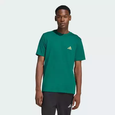 adidas Phong cách sống ÁO THUN GRAPHIC I LIKE THE STRIPES Nam màu xanh lá JZ5022
