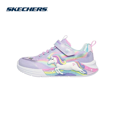 Giày Thể Thao Bé Gái Skechers S-Lights Unicorn Chaser - 302298L-LVMT