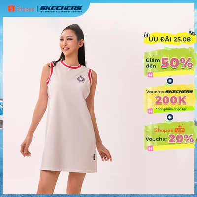 Sleeveless Dress Nữ Skechers Hello Kitty & My Melody Sleeveless Dress - SL226W243-00QF