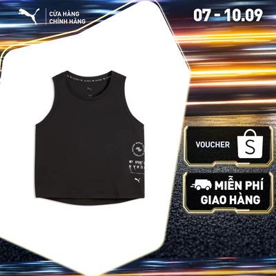 Áo Thun Tập Luyện PUMA Nữ W HYROX CLOUDTHERMO CROPTANK Black Màu Đen