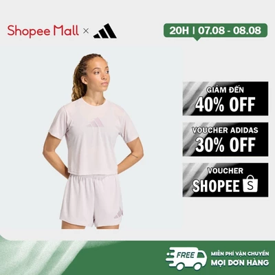 [Duy nhất 8.8 - VOUCHER 30%]adidas Gym & Training Áo Thun Tập Train Essentials Big Logo Performance Nữ Màu tím KC5563