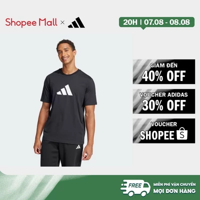 [Duy nhất 8.8 - VOUCHER 30%]adidas Phong cách sống Áo Thun Logo 3 Bar Future Icons Nam Đen JI8770