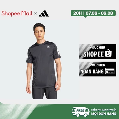 adidas Quần vợt & Padel Tennis Áo Thun Tennis Club 3 Gạch CLIMACOOL Nam Đen JG0978
