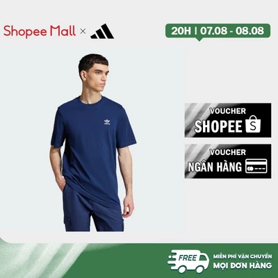 adidas Phong cách sống Áo Thun Ba Lá Essentials Nam Màu xanh da trời JC9989
