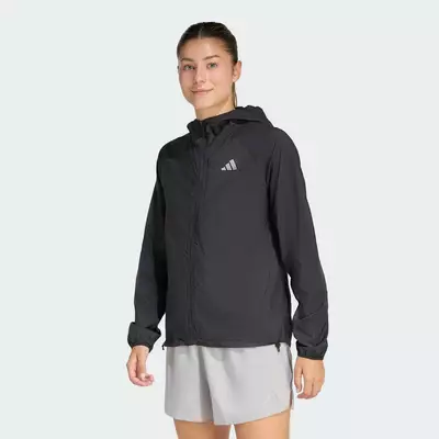adidas Chạy Áo Khoác adi365 Running Essentials Nữ Đen KA4339