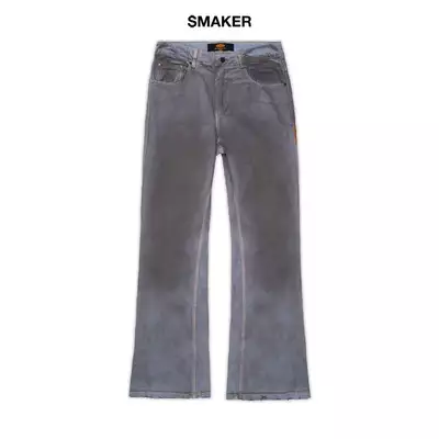 [SMAKER] Quần jean dài màu xanh - FLARE JEANS IN GREY
