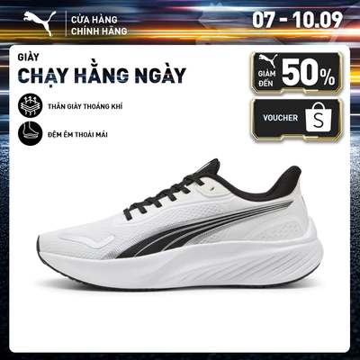 Giày Chạy Bộ Unisex PUMA Pounce Lite Màu Trắng