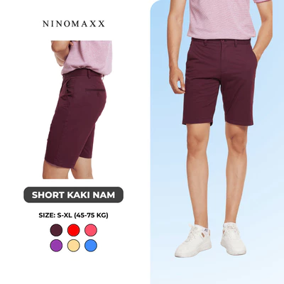 Quần Short Nam Kaki Chất Cotton Co Giãn N&M Thương Hiệu NINOMAXX 2304004