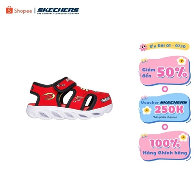 Giày Thể Thao Bé Trai Skechers S-Lights Hypno-Splash Hydro-Fun Thường Ngày - 400612N-RDBK