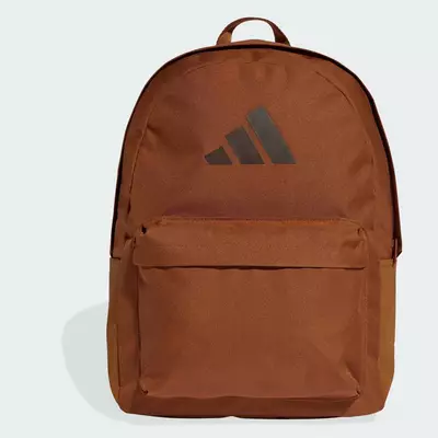 adidas Phong cách sống Ba Lô Logo 3 Bar Classic Unisex nâu KE5645