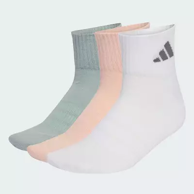 adidas Phong cách sống BỘ 3 ĐÔI TẤT CỔ CHÂN THỂ THAO CÓ ĐỆM Unisex Hồng KG3654