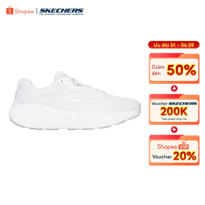 Giày Thể Thao Nữ Skechers Performance Go Run Now-129365-WSL Air-Cooled Goga Mat