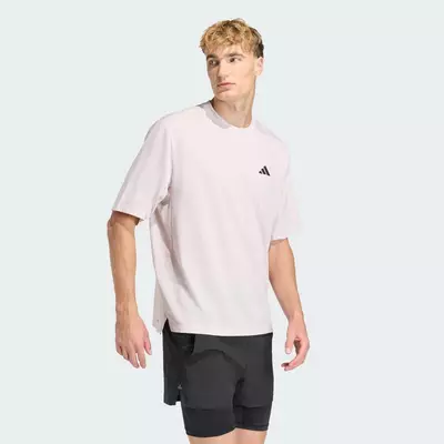 adidas Gym & Training Áo Thun Tập Luyện D4T PrimeLift Essentials In Graphic Nam Màu tím KF8195