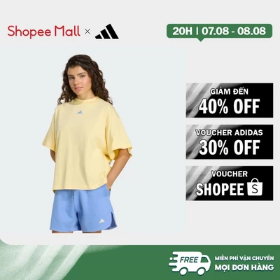 [Duy nhất 8.8 - VOUCHER 30%]adidas Phong cách sống ÁO THUN 3 STRIPES STUDIO BOYFRIEND Nữ Màu vàng KU6059