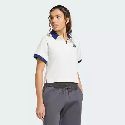 adidas Phong cách sống Áo Thun POP ART GRAPHIC POLO Q2 Nữ trắng KB7205