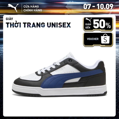 Giày Thời Trang PUMA Unisex Caven III Black-Blue Jewel-White Màu Đen