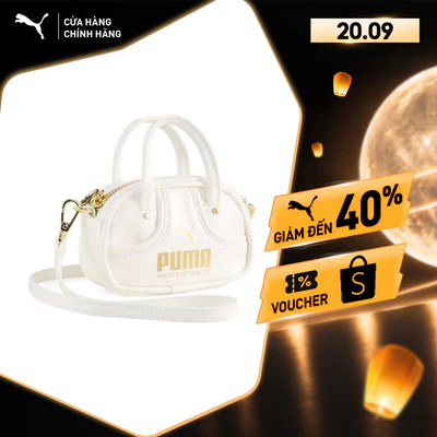 Túi Đeo Vai Thời Trang PUMA Nữ 1976 Pocket Grip Bag White-Archive Gold Màu Trắng