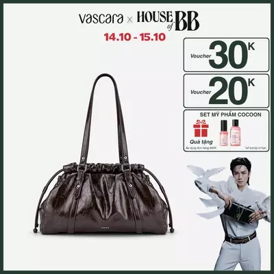 Vascara Túi Đeo Vai Nhấn Drawstring Cá Tính - TOT 0226
