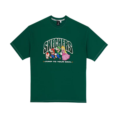 Áo Thun Tay Ngắn Unisex Skechers Nintendo Super Mario Short Sleeve Tee - SL325U546-04X4