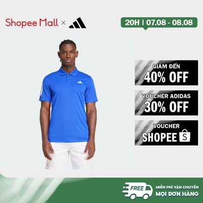 [Duy nhất 8.8 - VOUCHER 30%]adidas Quần vợt & Padel Tennis Áo Polo Tennis 3 Sọc Club Nam Màu xanh da trời IZ3220