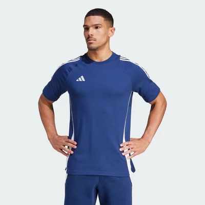 adidas Bóng đá Áo Thun Thể Thao Tiro 24 Nam Màu xanh da trời IR9347