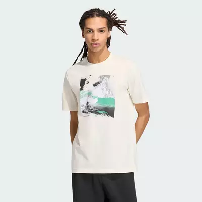 adidas Phong cách sống ÁO THUN GRAPHIC MEMORIES OF SPORT OUTDOOR Nam trắng KC7095