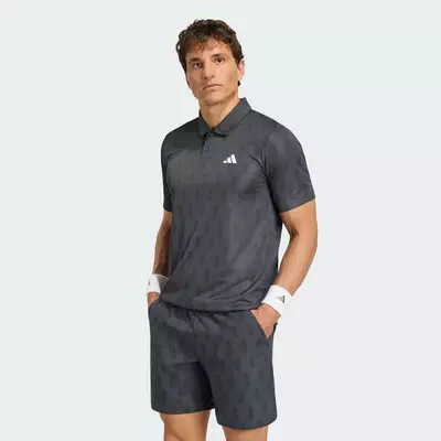 adidas Tennis CLUB TENNIS CLIMACOOL GRAPHIC POLO SHIRT Men Grey KS8273