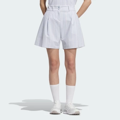 adidas Đánh gôn Quần Short Vải Sọc Nhăn 6 Inch Nữ Màu xanh da trời JF4576