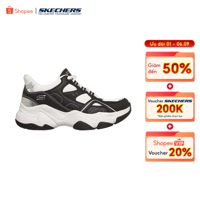 Giày Thể Thao Nữ Skechers Slip-Ins BOBS Diego Eccentric Look-117686-BLK Memory Foam