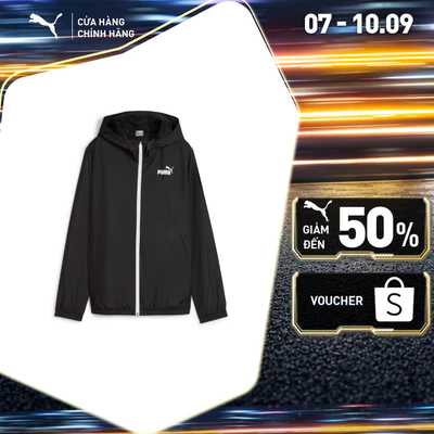 Áo Khoác Thời Trang PUMA Nữ ESS Solid Windbreaker Black-All Black Màu Đen