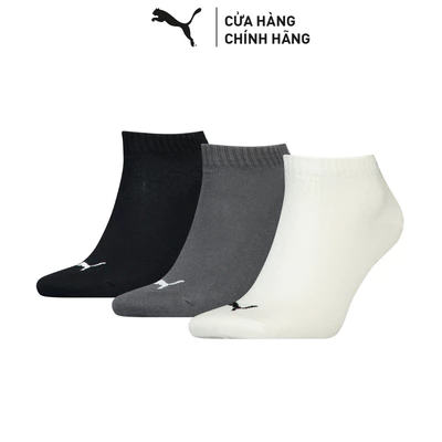 Bộ 3 Đôi Vớ Thể Thao PUMA Unisex U Quarter 3P white / grey / black Màu Trắng/Đen/Xám