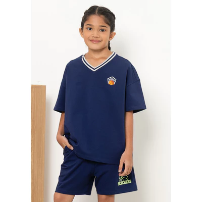 Áo Thun Tay Ngắn Trẻ Em Skechers Basketball Culture Short Sleeve Tee-SL325K264-007D Online Sale