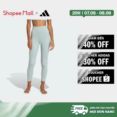 [Duy nhất 8.8 - VOUCHER 30%]adidas Gym & Training Quần Legging 7/8 Luxe All Me Nữ màu xanh lá JZ4951