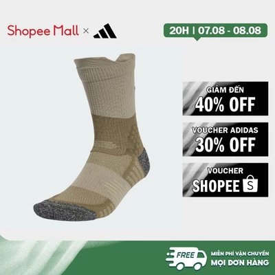 [Duy nhất 8.8 - VOUCHER 30%]adidas Chạy Bộ 1 Đôi Tất Runxboost Unisex màu xanh lá JV5932