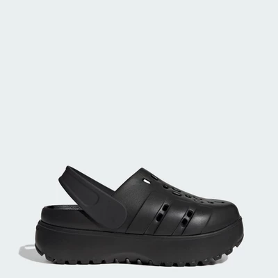 adidas Bơi lội & Phong cách sống Dép đế cao Adilette Nữ Đen JP9577