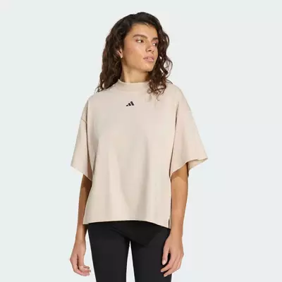 adidas Phong cách sống ÁO THUN 3 STRIPES STUDIO BOYFRIEND Nữ Be KU6079