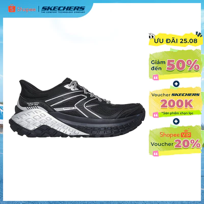 Giày Thể Thao Nữ Skechers Slip-ins Sport Monster Evo Thường Ngày-150681-BKSL Air-Cooled Memory Foam