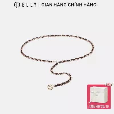 Thắt lưng nữ ELLY ED64 khóa cài da bò cao cấp dây nịt nữ thời trang chính hãng