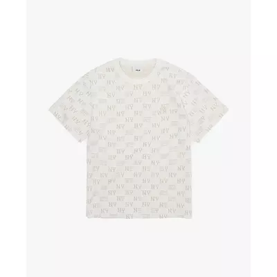 MLB - Áo thun unisex cổ tròn tay ngắn Retro_3ATSM0163-50IVS