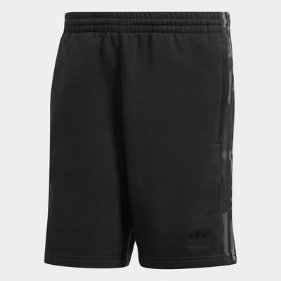adidas Phong cách sống Quần Short Gạch Graphic Rằn Ri Nam Đen IJ0635
