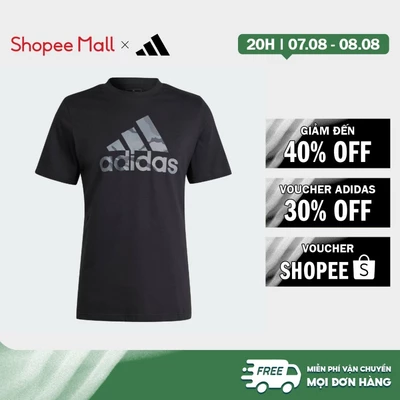 [Duy nhất 8.8 - VOUCHER 30%]adidas Phong cách sống Áo Thun Graphic Camo Badge of Sport Nam Đen IR5828