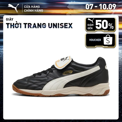 Giày Thời Trang PUMA Unisex King Indoor Black-Warm White Màu Đen