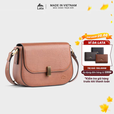 Túi Lata (Thời trang nữ đi chơi size 21 - Túi đeo chéo da
HN126)