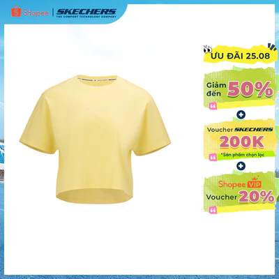 Áo Thun Tay Ngắn Nữ Skechers Performance Dynamic Walking Collection Short Sleeve Tee - P125W043-011G Online Sale