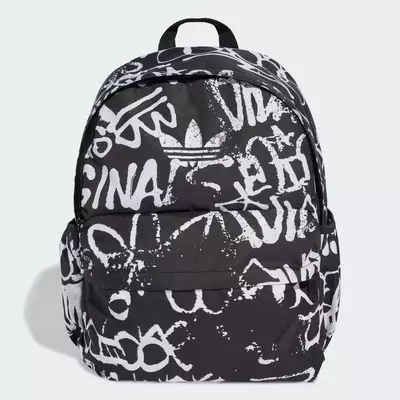 adidas Phong cách sống Ba Lô Classic In Graphic Unisex Đen JX3192