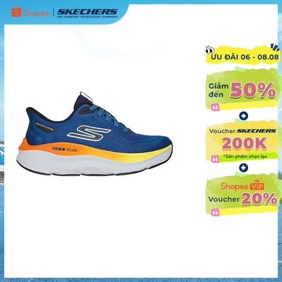 Giày Thể Thao Nam Skechers Performance Max Run - 221000-NVMT Air-Cooled Goga Mat