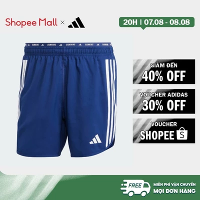 [Duy nhất 8.8 - VOUCHER 30%]adidas Chạy Quần Short 3 Gạch Own the Run Nam Màu xanh da trời IV9962