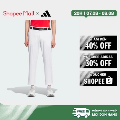 [Duy nhất 8.8 - VOUCHER 30%]adidas Đánh gôn Quần Golf Dài Đến Mắt Cá 3 Sọc Nam trắng JE7135